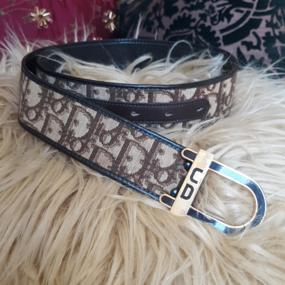 SOLD❤DIOR MONOGRAMMED BELT - Picture 2 of 8